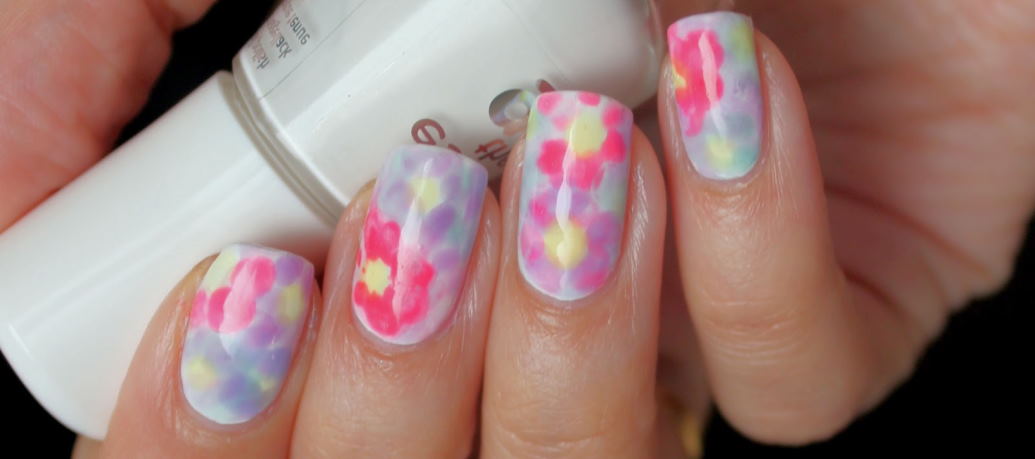 creating watercolor nails